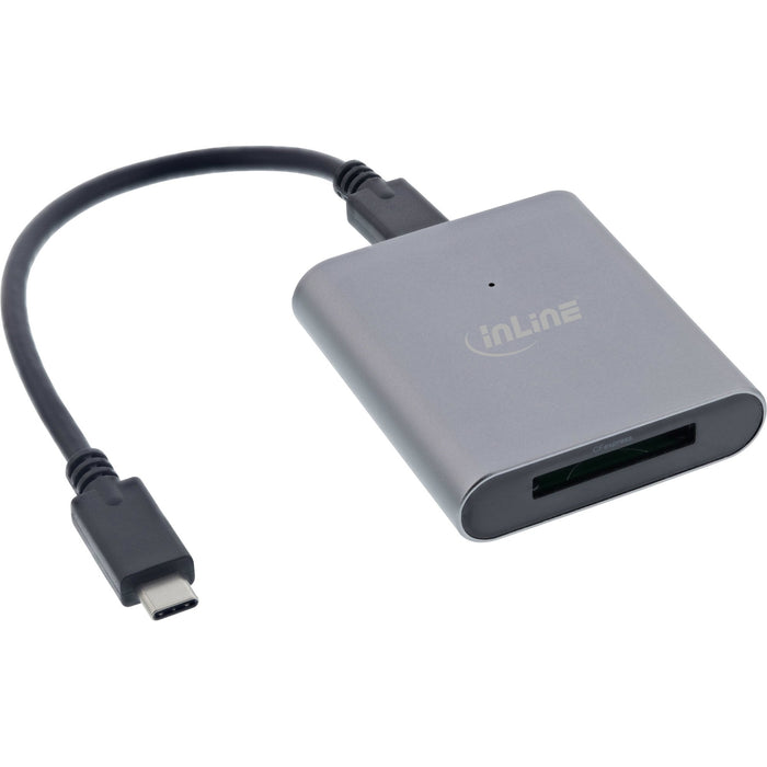 EAN 4043718291687 - InLine 66771 lector de tarjeta USB 3.2 Gen 1 (3.1 Gen 1) Type-C Aluminio, Negro imagen 1