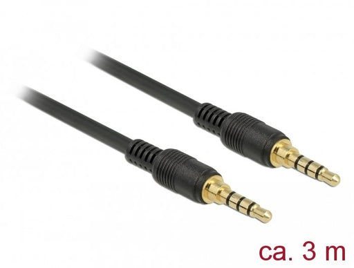 EAN 4043619856015 - DeLOCK 85601 cable de audio 3 m 3,5mm Negro imagen 1