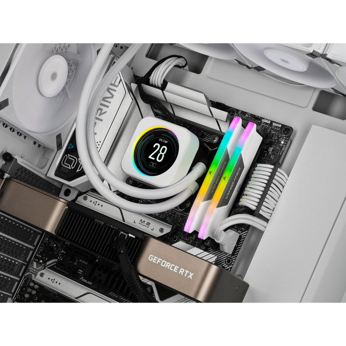 EAN 0840006694694 - Corsair Vengeance RGB CMH32GX5M2B6000C40W módulo de memoria 32 GB 2 x 16 GB DDR5 288-pin DIMM imagen 3