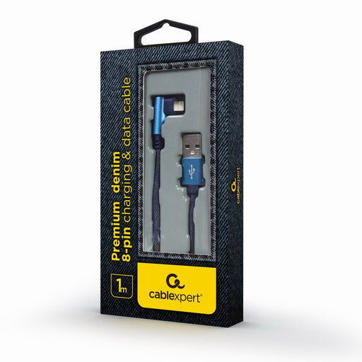 EAN 8716309116879 - Gembird CC-USB2J-AMLML-1M-BL cable de conector Lightning Negro, Azul imagen 2