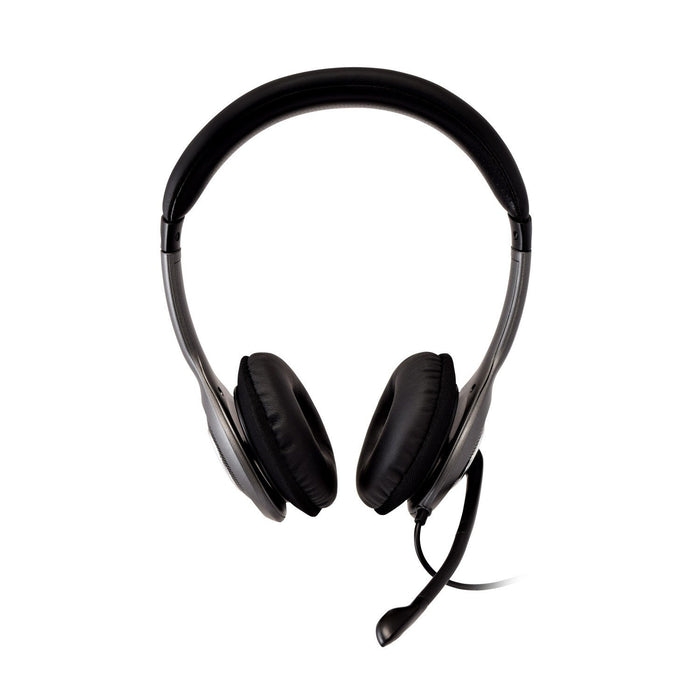 EAN 662919104547 - V7 HU521-2EP auricular y casco Auriculares Alámbrico Diadema Oficina/Centro de llamadas Negro, Plata imagen 6