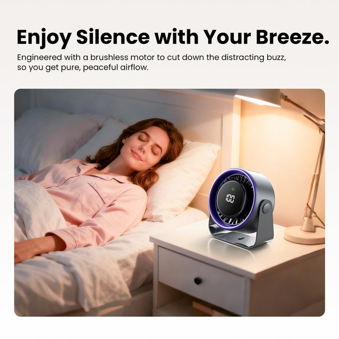 EAN 6922794769946 - Vention PBJH0 ventilador y nebulizador personal de mano Negro imagen 6