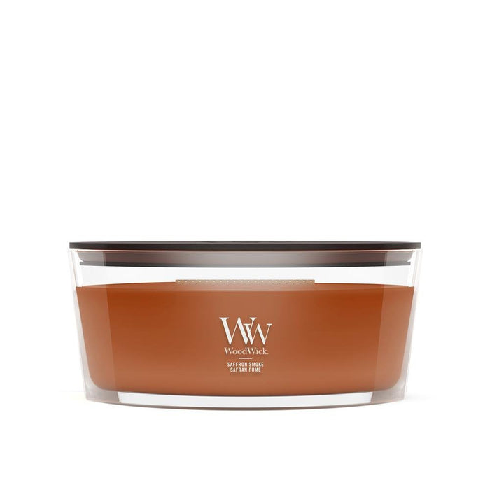 EAN 5038581184968 - WoodWick Saffron Smoke vela Elipse Azafrán Marrón 1 pieza(s) imagen 1