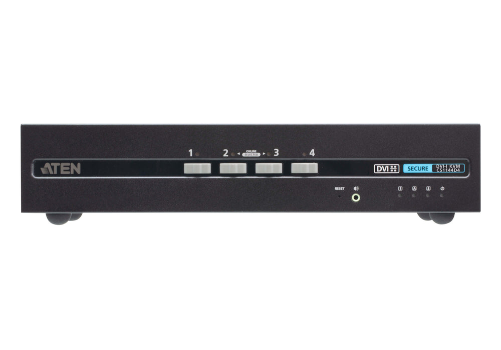 EAN 4710469341410 - ATEN CS1144D4 interruptor KVM Negro imagen 1
