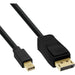 EAN 4043718266517 - InLine 17136S cable DisplayPort 0,5 m Mini DisplayPort Negro imagen 1
