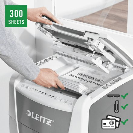 EAN 4002432124121 - Leitz 80150000 triturador de papel Corte cruzado 55 dB 22 cm Gris, Blanco imagen 7