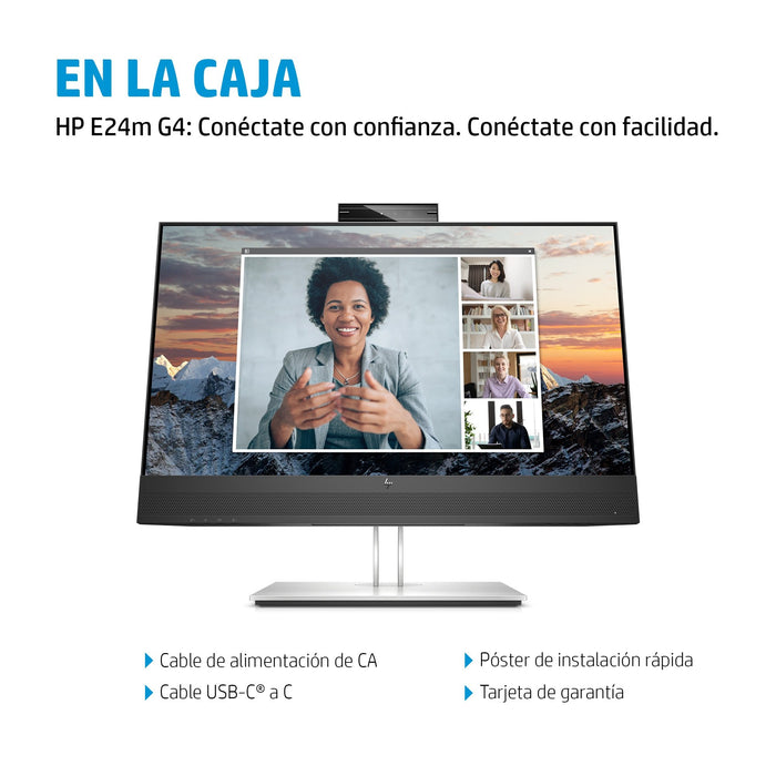 EAN 0195908730736 - HP E24m G4 FHD USB-C Conferencing Monitor pantalla para PC 60,5 cm (23.8") 1920 x 1080 Pixeles Full HD LC imagen 9