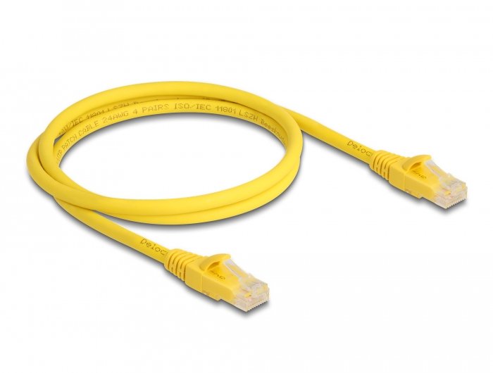 EAN 4043619801015 - DeLOCK 80101 cable de red Amarillo Cat6a U/UTP (UTP) imagen 1