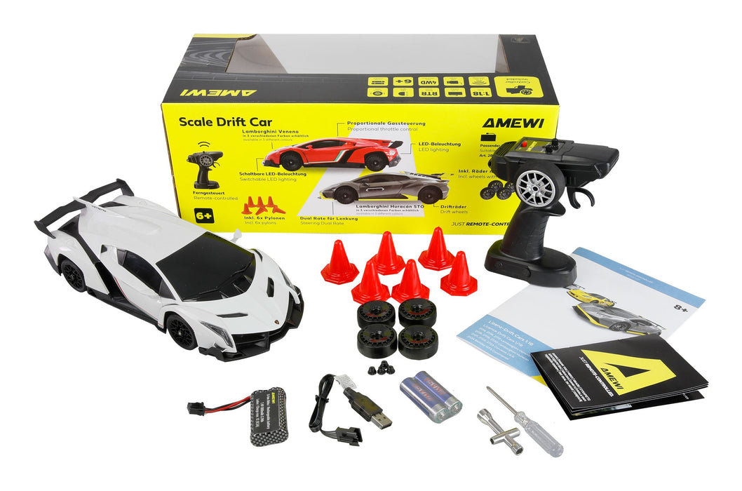 EAN 4262500342981 - Amewi Veneno modelo controlado por radio Coche de carreras Motor eléctrico 1:18 imagen 2