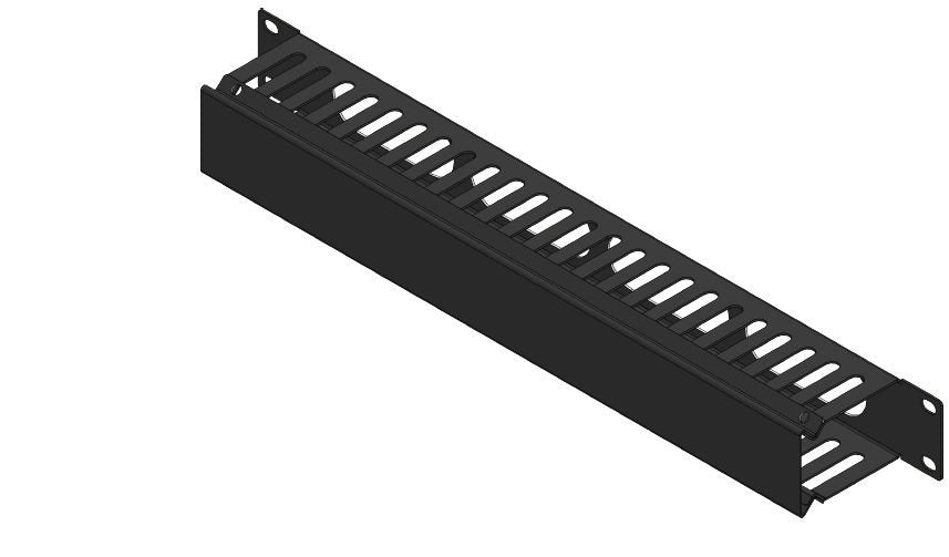 EAN 5715063312872 - Lanview RAO400BL-24 accesorio de bastidor Organizador de cables imagen 1