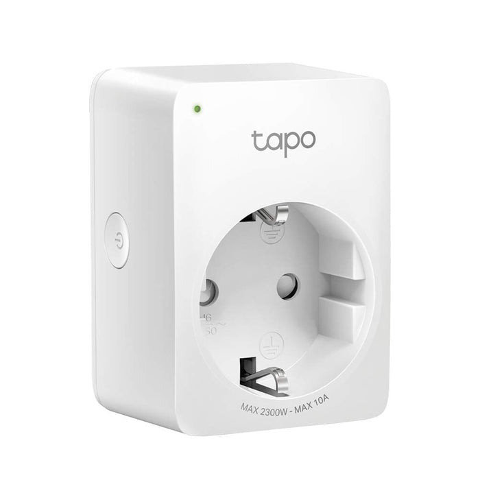 Tp-Link Tapo P100, Mini Akilli Wi-Fi Soket Enchufe Inteligente 2300 W Blanco