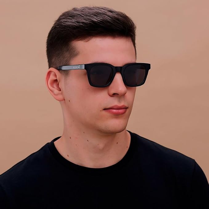 Cool Smart Gafas De Sol Ia Inteligentes Negro (Llamadas, Msica, Traductor)