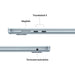 EAN 0195949894282 - Apple MacBook Air Apple M M4 Portátil 38,9 cm (15.3") 24 GB 512 GB SSD Wi-Fi 6E (802.11ax) macOS Sequoia  imagen 7
