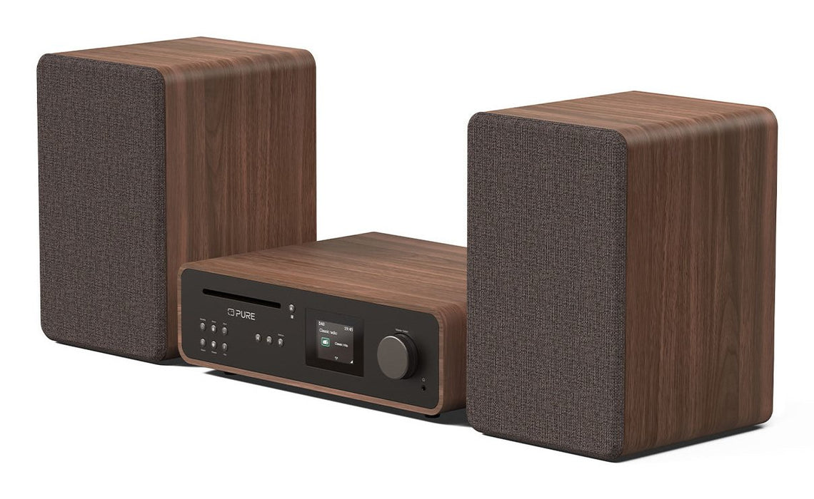 EAN 759454301309 - Pure Micro HiFi Classic Stereo Microcadena de música para uso doméstico 50 W Negro, Nuez imagen 2