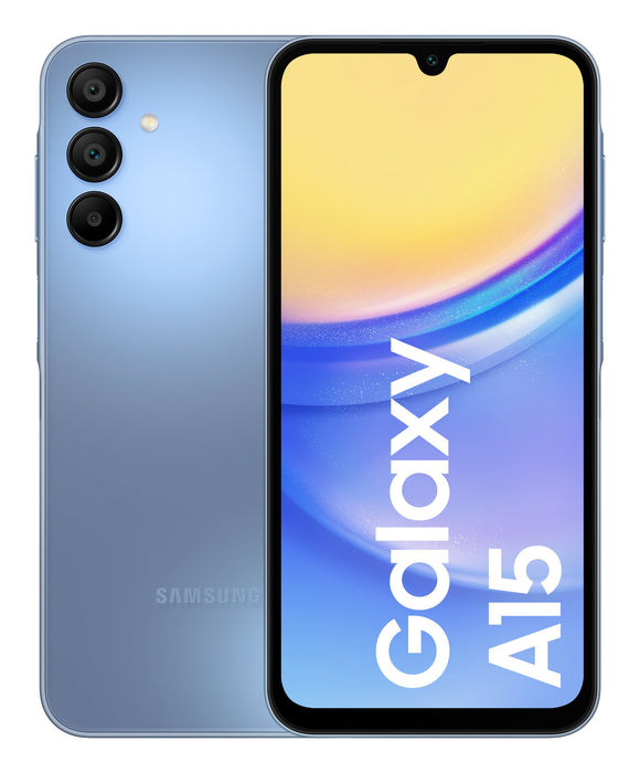 EAN 8806095368726 - Samsung Galaxy A15 16,5 cm (6.5") Ranura híbrida Dual SIM 4G USB Tipo C 4 GB 128 GB 5000 mAh Azul imagen 1