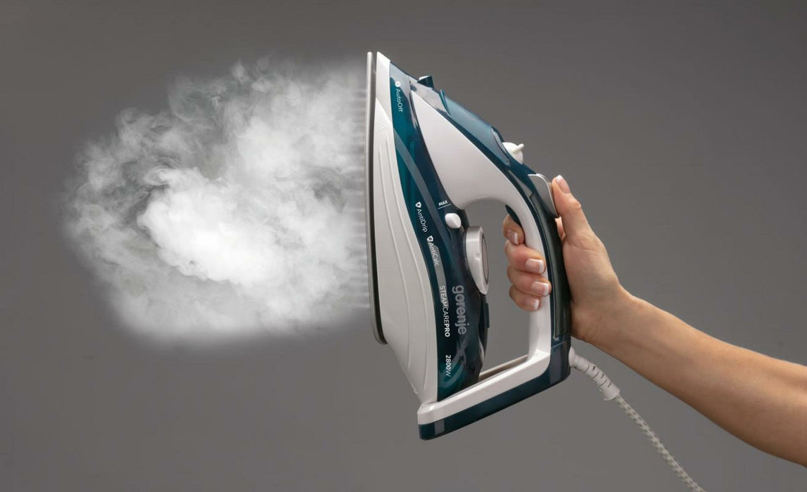 EAN 3838782404740 - Gorenje SIH2800TQC Plancha a vapor Suela de cerámica 2800 W Azul imagen 13