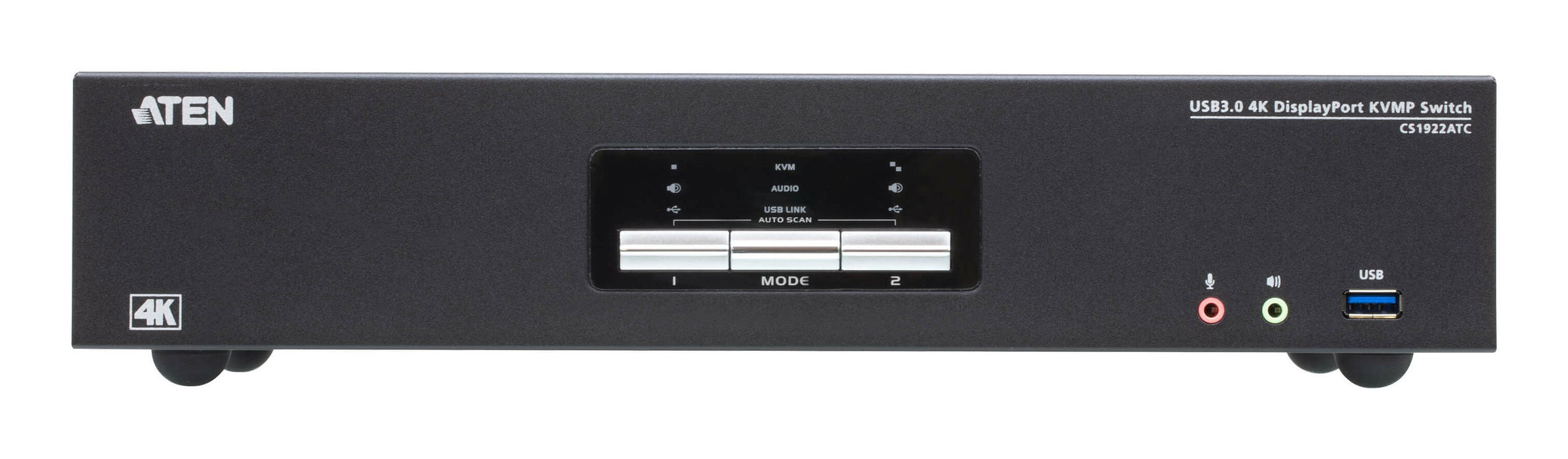 EAN 4710469343094 - ATEN CS1922ATC interruptor KVM Negro imagen 2
