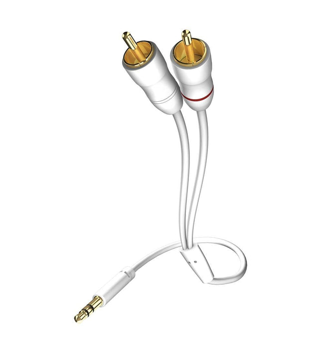 EAN 4001985501373 - Inakustik 00310005 cable de audio 5 m 3,5mm 2 x RCA Blanco imagen 1
