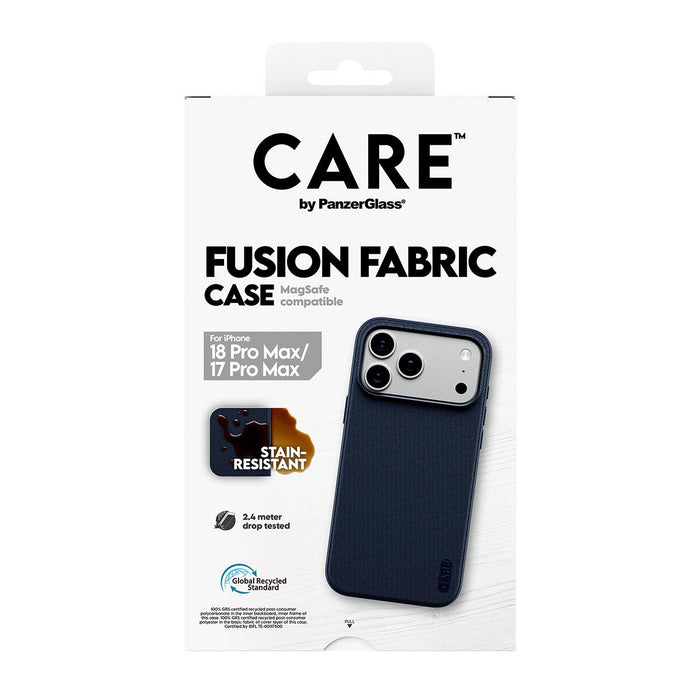 EAN 5715685044632 - PanzerGlass CARE™ by ® Fusion Fabric Case Blue w. MagSafe iPhone 18 Pro Max | 17 Pro Max funda para teléf imagen 3