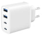 EAN 8716309138116 - Gembird TA-UC-2A2C-PD40-01-W cargador de dispositivo móvil Smartphone, Tableta Blanco Corriente alterna C imagen 1