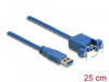 EAN 4043619869947 - DeLOCK 86994 cable USB USB 3.2 Gen 1 (3.1 Gen 1) 0,25 m USB A Azul imagen 2