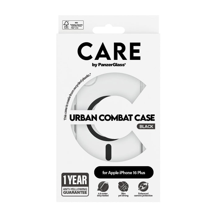 EAN 5715685004131 - PanzerGlass CARE™ by ® Urban Combat Case Transparent w. Black MagSafe iPhone 16 Plus funda para teléfono  imagen 3
