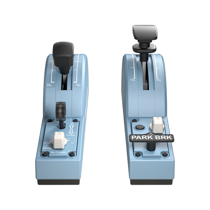 EAN 0663296422613 - Thrustmaster TCA Quadrant Add-On Airbus Edition Negro, Azul Simulador de Vuelo PC imagen 2