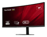 EAN 0766907032802 - Viewsonic VA VA3420C pantalla para PC 86,4 cm (34") 3440 x 1440 Pixeles UltraWide Quad HD LED Negro imagen 3