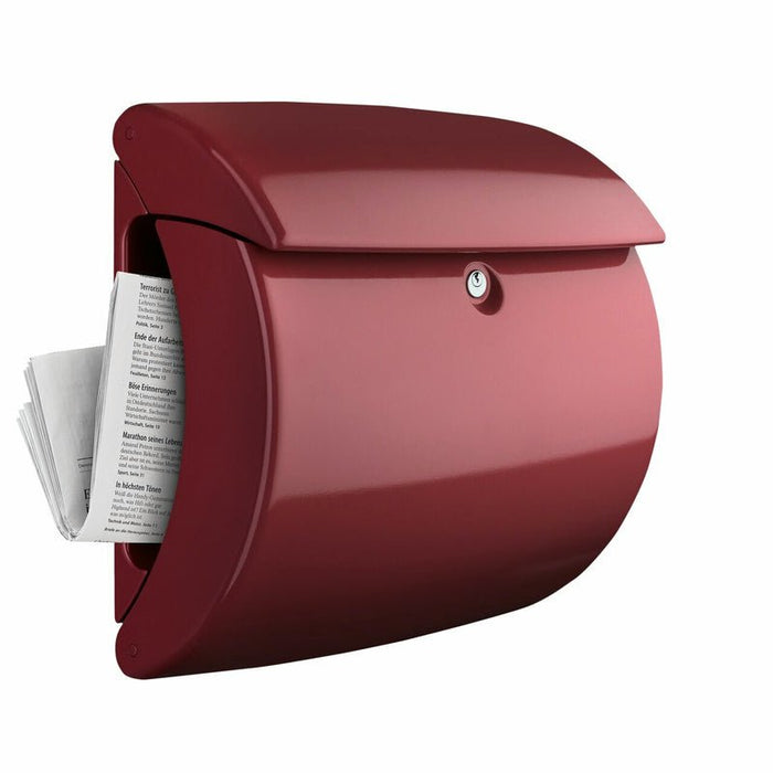 EAN 4003482371800 - BURG-WÄCHTER PIANO 886 Merlot mailboxes Rojo Buzón de correos para montaje en pared Plástico imagen 4