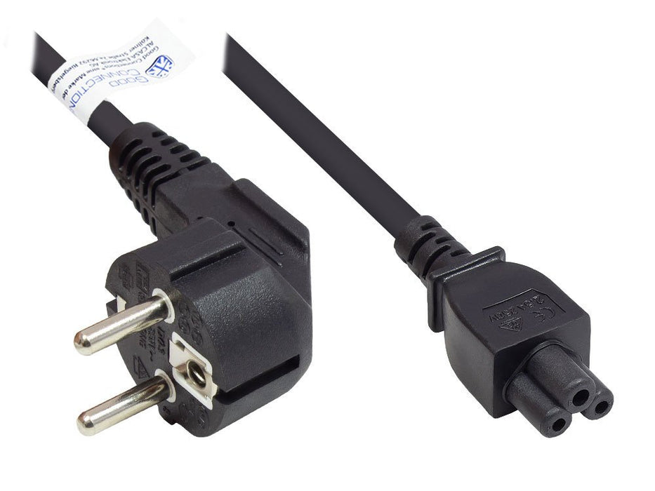 EAN 4014619168811 - Alcasa P0105-S050 cable de transmisión Negro 5 m Enchufe tipo E+F C5 acoplador imagen 1