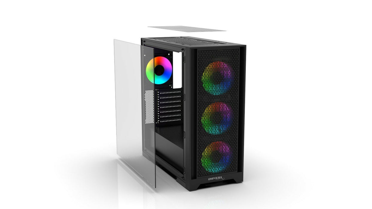 EAN 8681949014659 - Inca EMG-17XB carcasa de ordenador Midi Tower Negro imagen 7
