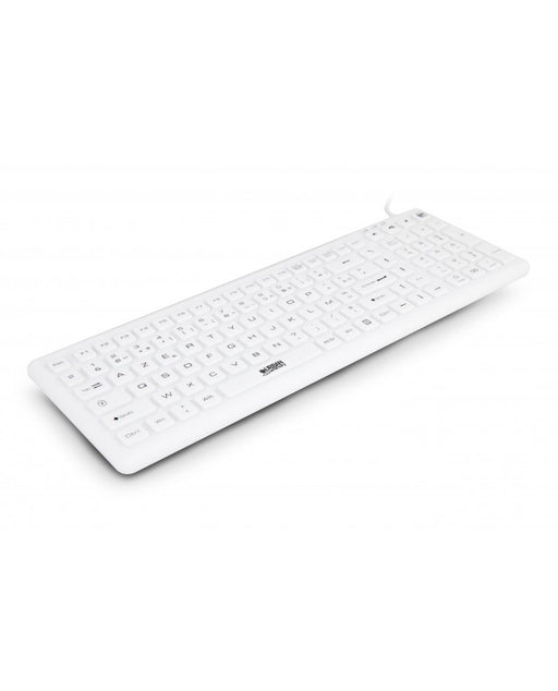 EAN 3760170880150 - Urban Factory Sanee teclado Médico USB AZERTY Francés Blanco imagen 1
