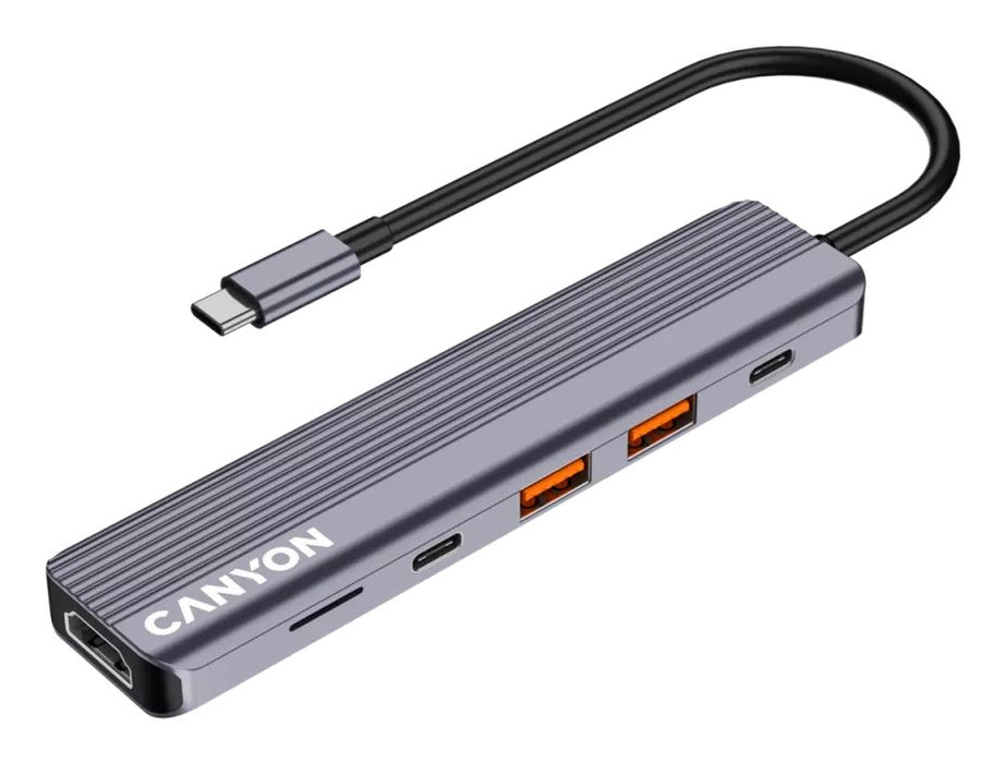 EAN 5291485015848 - Canyon DS-17 USB Tipo C 10000 Mbit/s Gris imagen 4