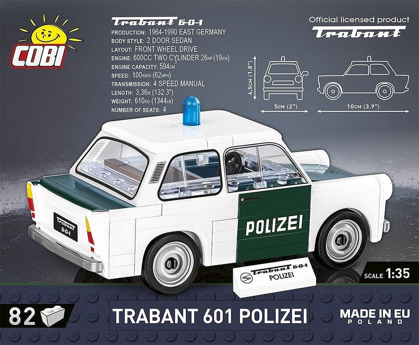 EAN 5902251245412 - COBI Trabant 601 Polizei imagen 3