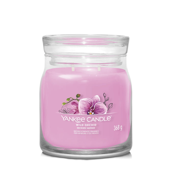 EAN 5038581129075 - Yankee Candle Wild Orchid vela Alrededor Ámbar, Banana, Bergamota, Hibisco, Jazmín, Mandarín, Musk o almi imagen 1