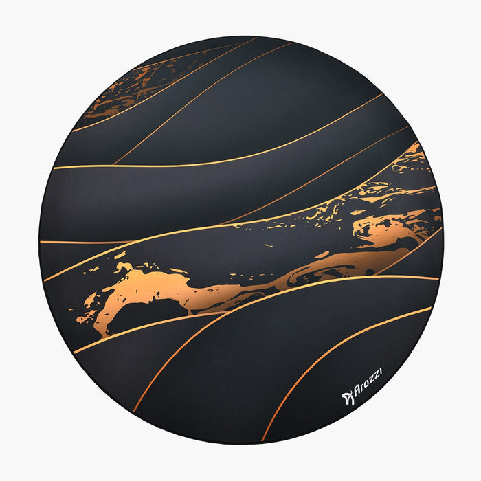 EAN 0850047390943 - Arozzi Zona Round Floor Pad Negro, Oro Microfibra, Caucho imagen 3