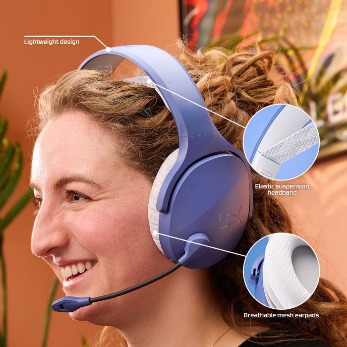 EAN 0198701343424 - HyperX Cloud Jet Wireless Light Blue Gaming Headset Inalámbrico Diadema Juego USB tipo A Bluetooth imagen 5