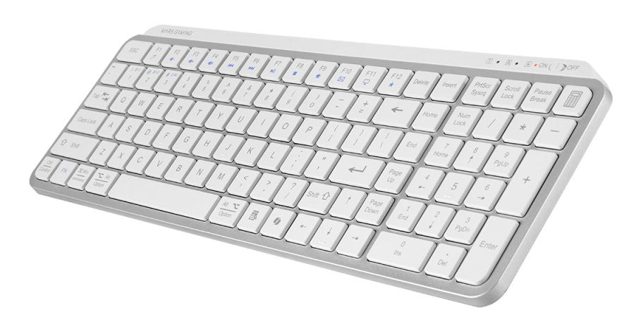 EAN 8435693113775 - Mars Gaming MK-SILENKEYS teclado Universal RF Wireless + Bluetooth QWERTY Español Blanco imagen 3
