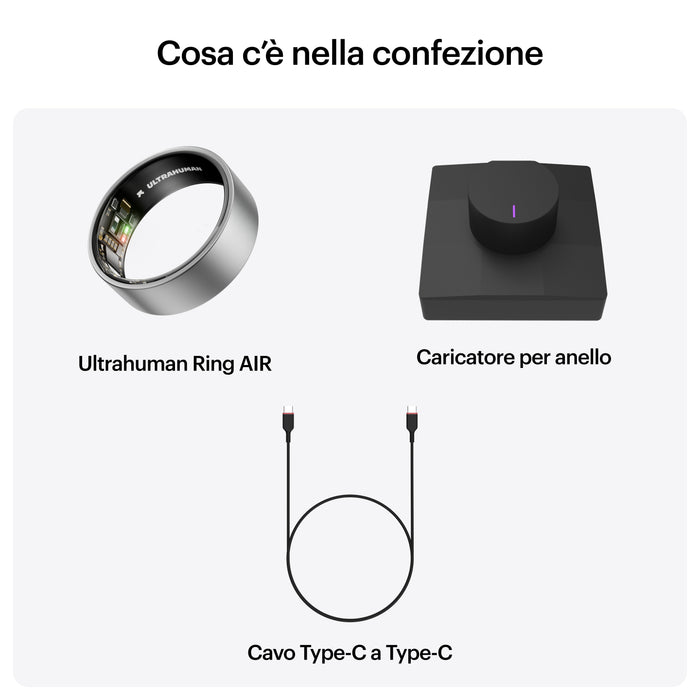 EAN 8906184873671 - Ultrahuman Ring AIR No Anillo inteligente rastreador de actividad Titanio imagen 9