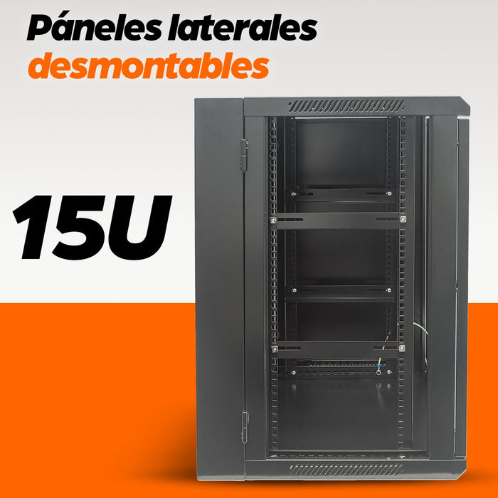 EAN 766623712019 - Intellinet 712019 armario rack 15U Bastidor de pared Negro imagen 11