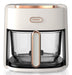 EAN 5608475037627 - Haeger Air Glass Sencillo 4,5 L Independiente 1200 W Freidora de aire caliente Beige, Oro, Transparente imagen 1