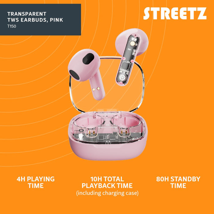 EAN 7333048060723 - Streetz T150-PNK auricular y casco Auriculares Inalámbrico Dentro de oído Llamadas/Música Bluetooth Rosa imagen 8