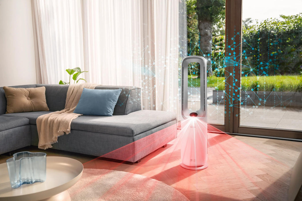 EAN 8720389019395 - Philips AMF765/10 purificador de aire 70 m² 47 dB 40 W Blanco, Gris imagen 9