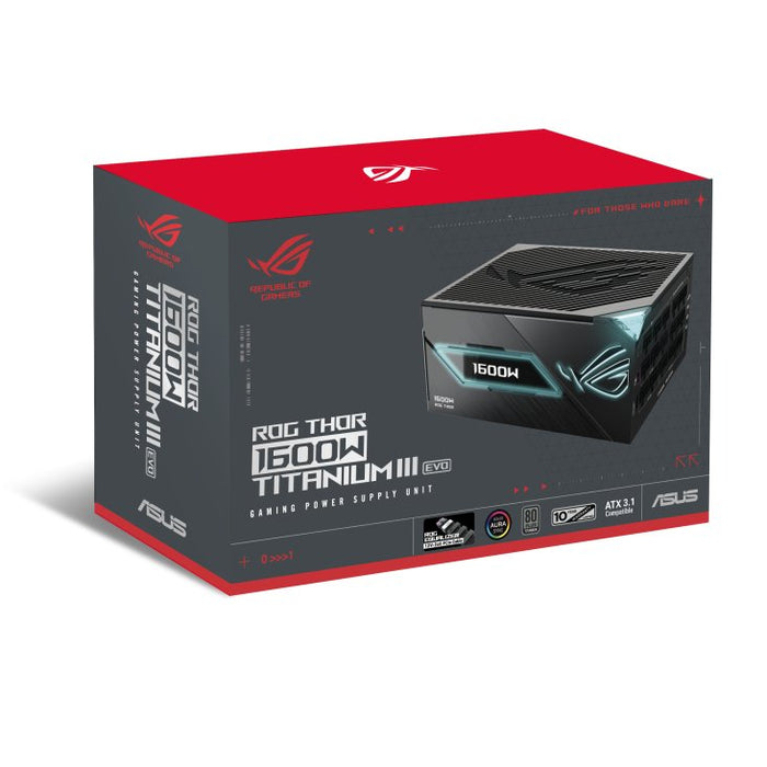 EAN 4711636587020 - ASUS ROG -THOR-1600T3-GAMING-EVO unidad de fuente de alimentación 1600 W 20+4 pin ATX ATX Gris imagen 10