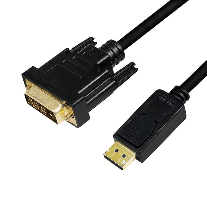 EAN 4052792052497 - LogiLink CV0132 adaptador de cable de vídeo 3 m DisplayPort DVI Negro imagen 1