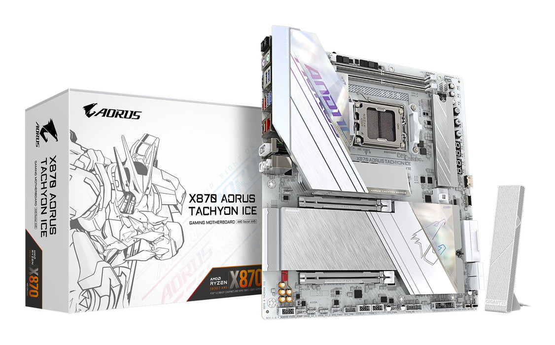 EAN 4719331874933 - GIGABYTE X870 AORUS TACHYON ICE AMD X870 Zócalo AM5 ATX extendida imagen 1