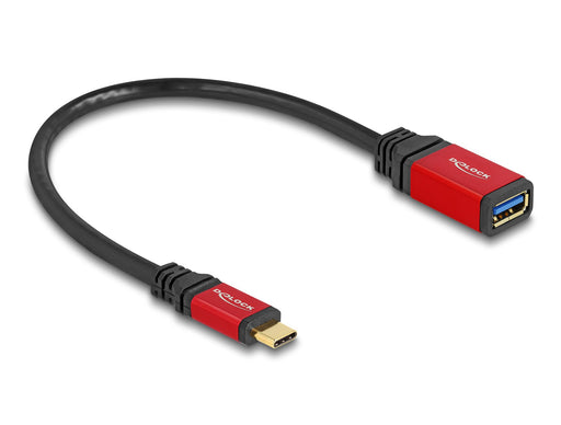EAN 4043619601721 - DeLOCK 60172 cable USB USB 3.2 Gen 2 (3.1 Gen 2) 0,15 m USB C USB A Negro, Rojo imagen 1