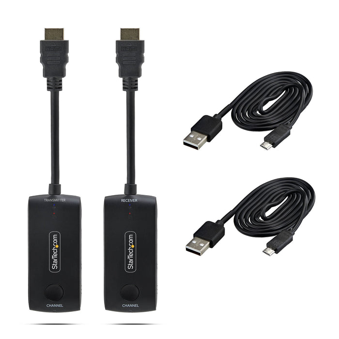 EAN 65030920070 - StarTech.com 4KHDMI-WIRELESS-65FT extensor audio/video Transmisor y transmisor-receptor de señales AV Negro imagen 6