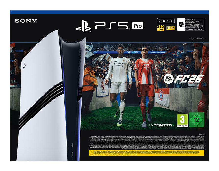 EAN 711719024118 - Sony PlayStation 5 Pro + EA Sports FC 26 Bundle Wifi Negro, Blanco imagen 1