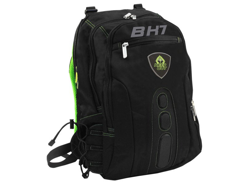 EAN 8435099516637 - KeepOut BK7G mochila Negro, Verde Nylon imagen 1